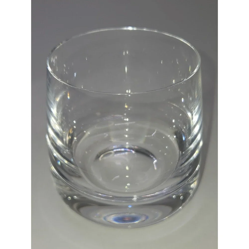 Set of 4 Williams Sonoma Double Old Fashioned Lowball Tumbler Crystal Glasses